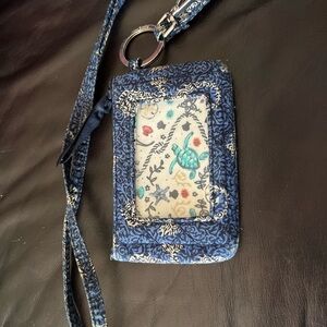 Blue Patterned Phone Wallet Case